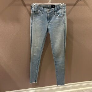 AG Women’s Jeans, size 24R. Light denim color. Stretchy!